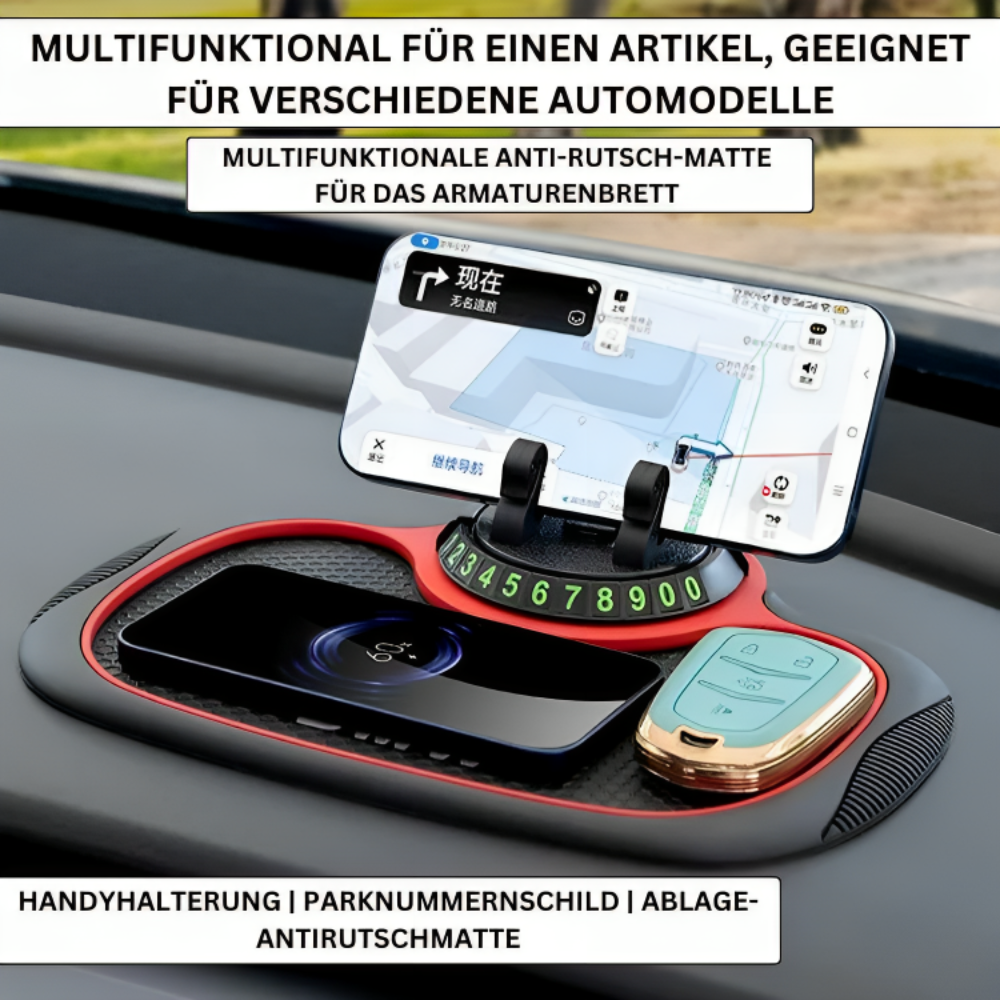 Multifunktionale Auto-Antirutschmatte，Auto-Handyhalter