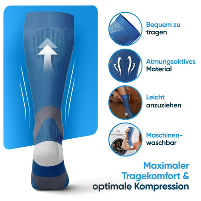 Kompressionsstrümpfe für schmerzfreie Beine & Füße